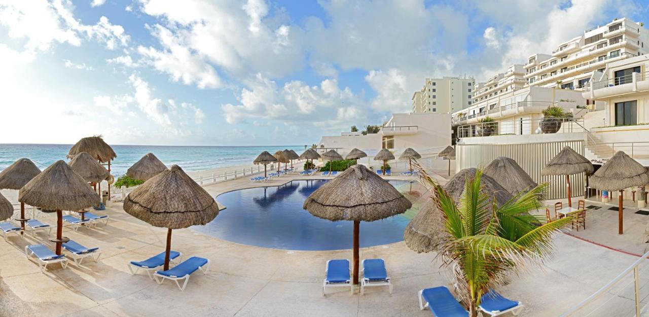 Cozy Ocean Front Penthouse At Marlin Beach Apartment Cancun Exterior photo